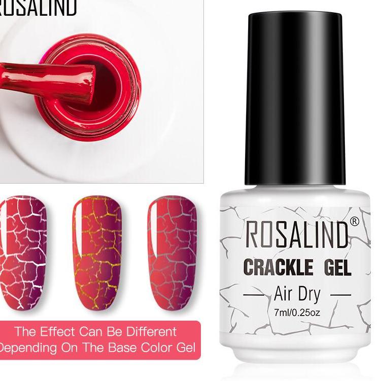 ► ROSALIND Crackle Series Gel Nail Polish UV LED Nail Art / Kutek / Cat Kuku ۞