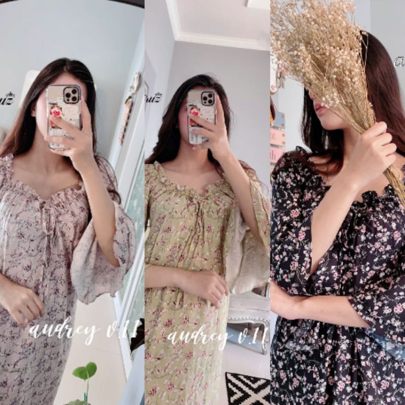 Daster arab FAIRUZ AUDREY Homedress Rayon Homewear Original Label-2