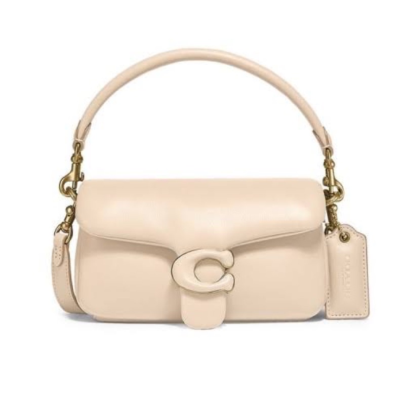 Coach Mini Pillow Tabby 18 in chalk