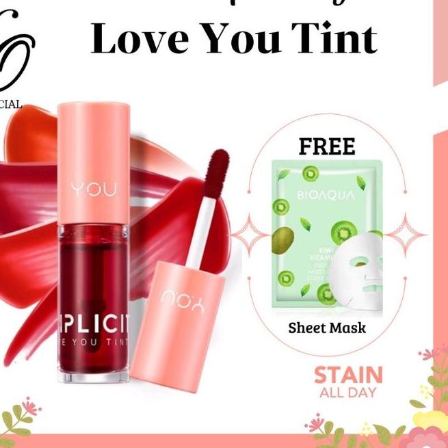 Kosmetik You The Simplicity Love You Tint by You Makeups