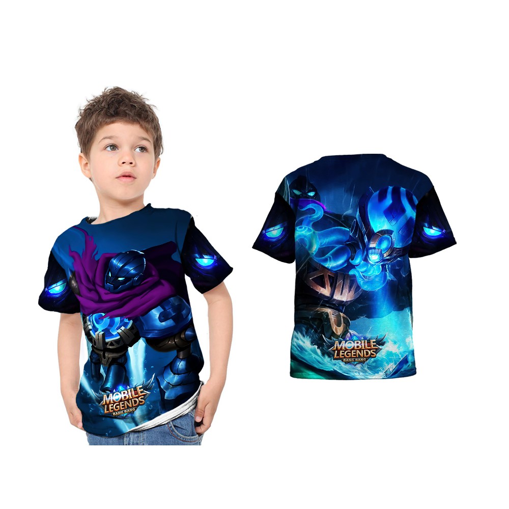 raffastore10 Kaos Baju T-shirt Anak Murah Fullprint NEW HERO MOBILE LEGEND ATLAS