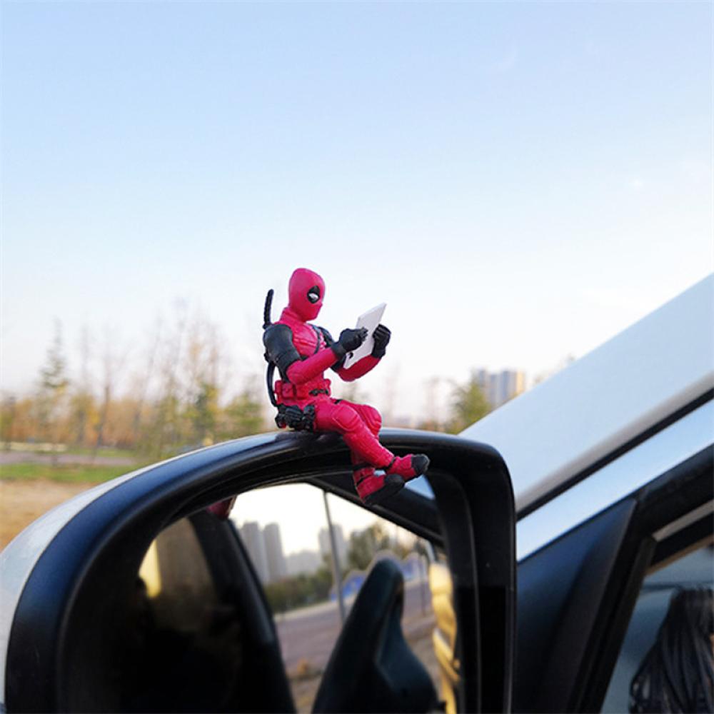 Timekey Mainan Action Figure Karakter Deadpool Bahan PVC Untuk Dekorasi Interior Mobilrumah J5O5