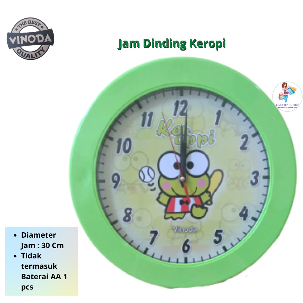 Jam Dinding Karakter Vinoda VR-101