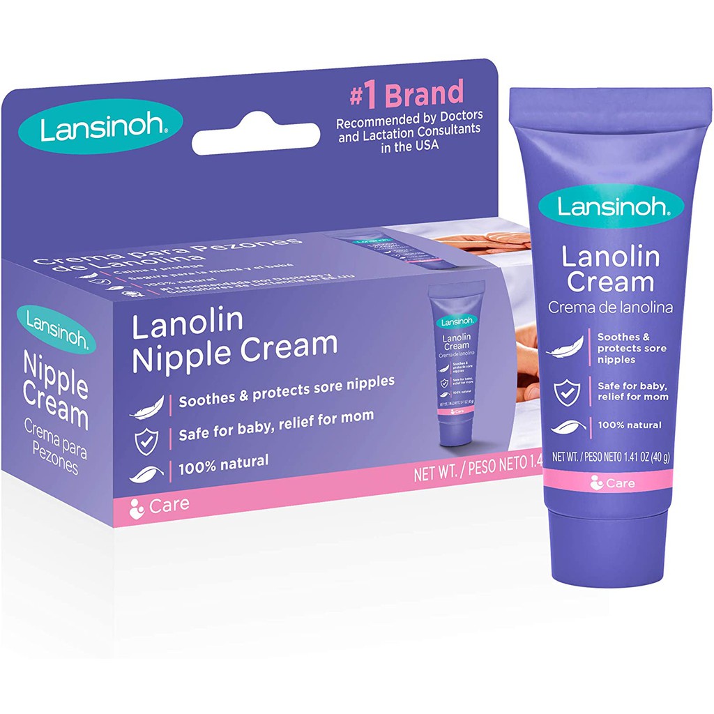 Lansinoh Lanolin Nipple Cream 10ml / 40ml - Krim Puting Payudara