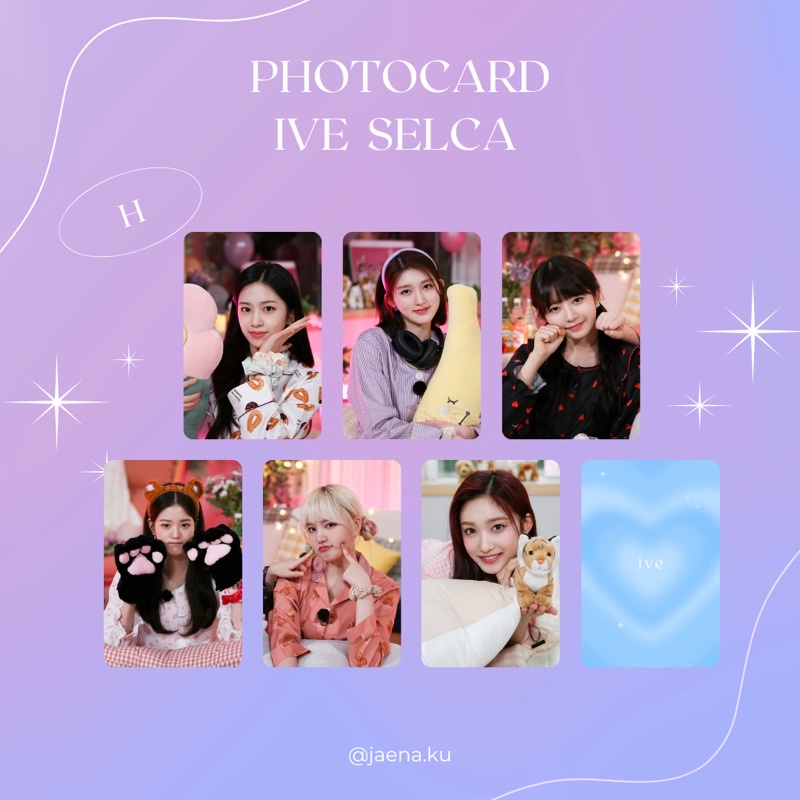 [PHOTOCARD] IVE SELCA #2 ‼️BACA DESKRIPSI‼️