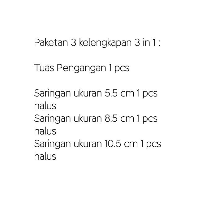 Saringan ikan 3 in 1 Paketan 3