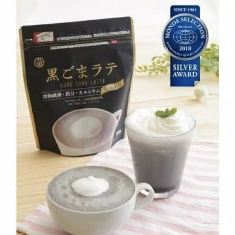 

Kuri Sangyo Kuro Goma Latte Sesame Drink Japan Minuman Sehat Serbuk Wijen Kopi Hot Cold Drink Jepang