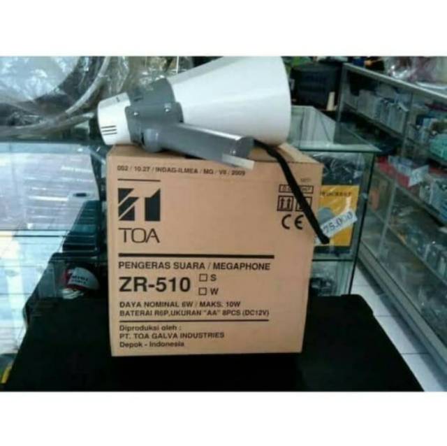 Megaphone Toa ZR 510 Toa Original Galva