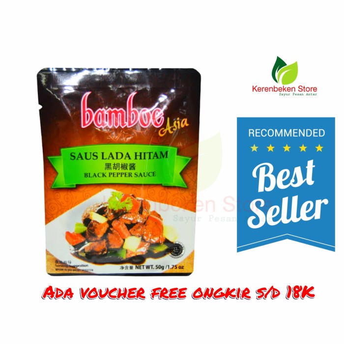 

bamboe bumbu instan saus lada hitam 50gr