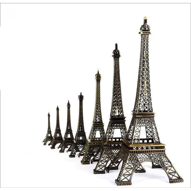 18 CM Eiffel tower Pajangan Miniatur eiffel Paris ( France / Prancis )