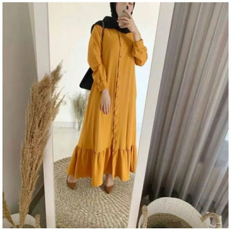 Bella Gamis Bahan Moscrepe