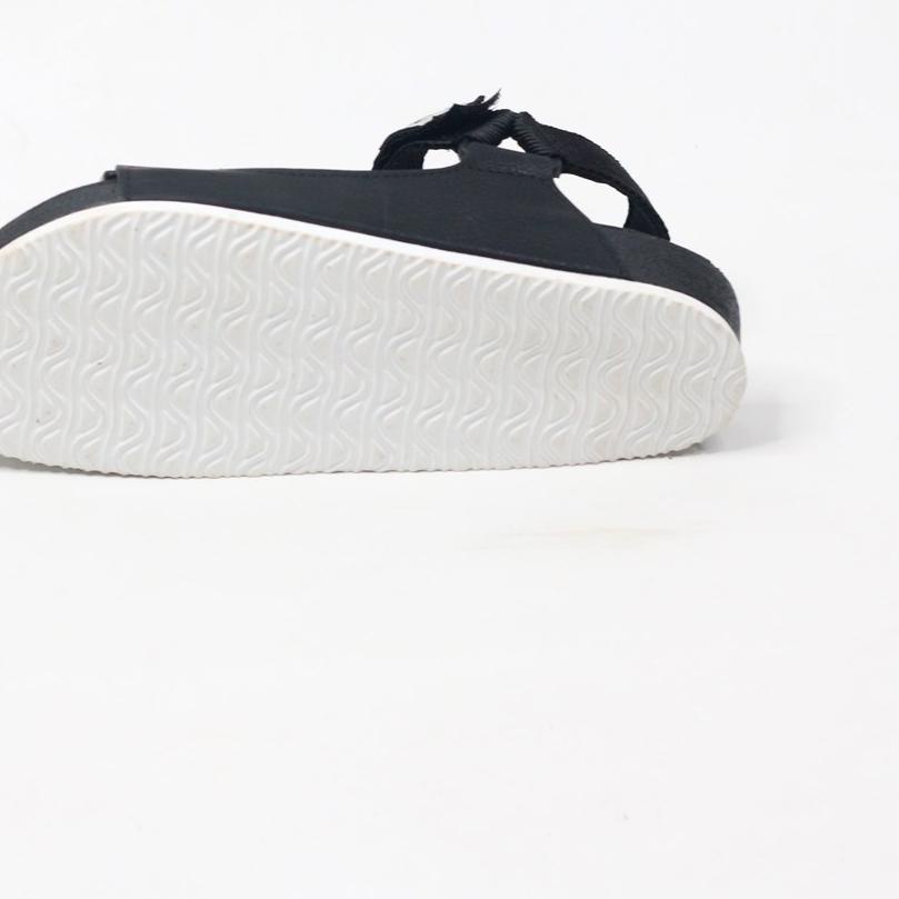 ♗ Saka All Black - Sandal Pria dan Wanita - Zoe Berlin ☁