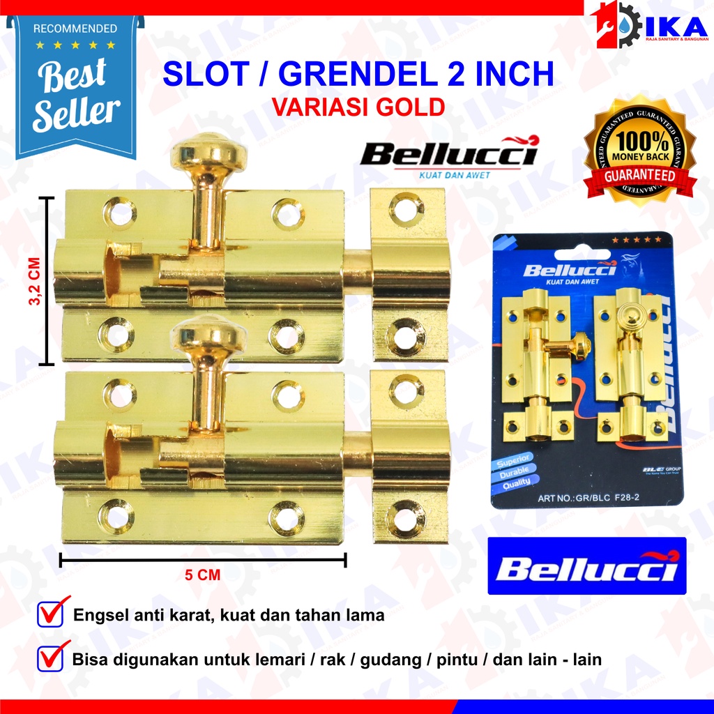 Grendel Bellucci F28-2 Nb | Grendel BLC | Grendel Slot ( 1 PACK ISI 2 PCS ) original 100%