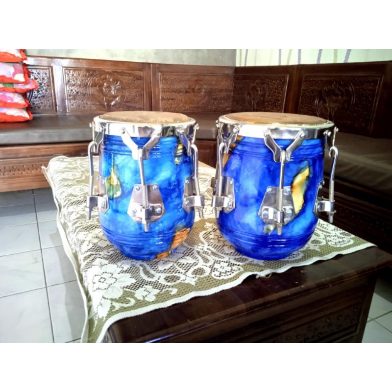 Kendang Kempul V6 Chrome, Kayu Motif Cat