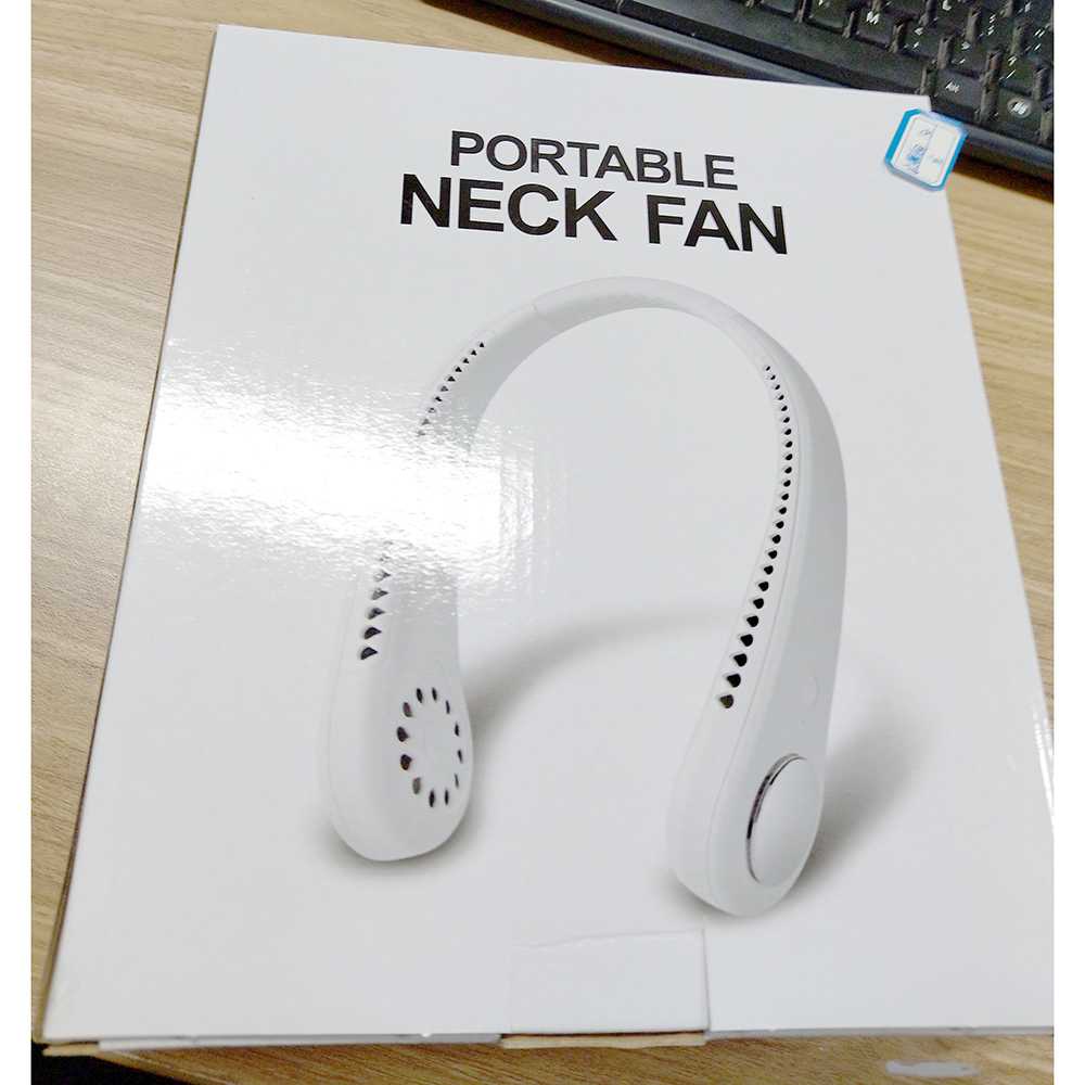 (1005 BARANG ORI) SOMEG Kipas Angin Leher Portable Sports Leafless Neck Fan USB - M8