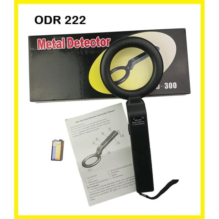Metal  | Metal Detector Md-300 Alat Pendeteksi Logam Emas Koin Detektor Benda