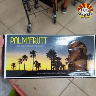 

500gr Palm Frutt Fress Deglet / Kurma Tunisia Tangkai kotak Qurma