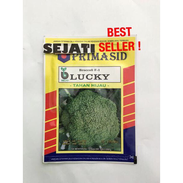 

Benih Brokoli Lucky Bejo F1 (10 Gram) Pack Asli Pabrik