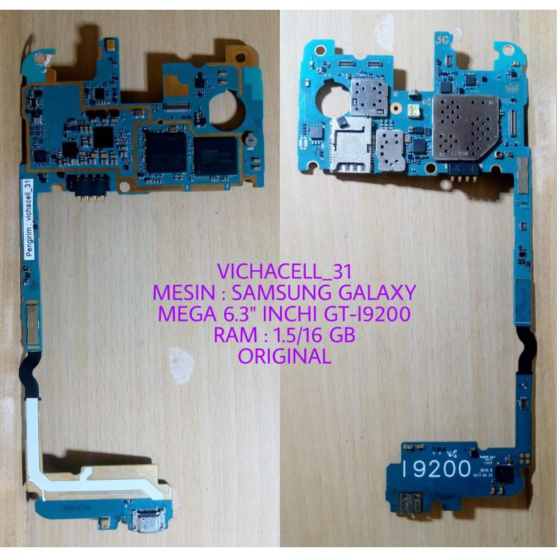 MESIN SAMSUNG GALAXY MEGA 6.3 INCHI GT-I9200 NORMAL DAN LCD ORIGINAL