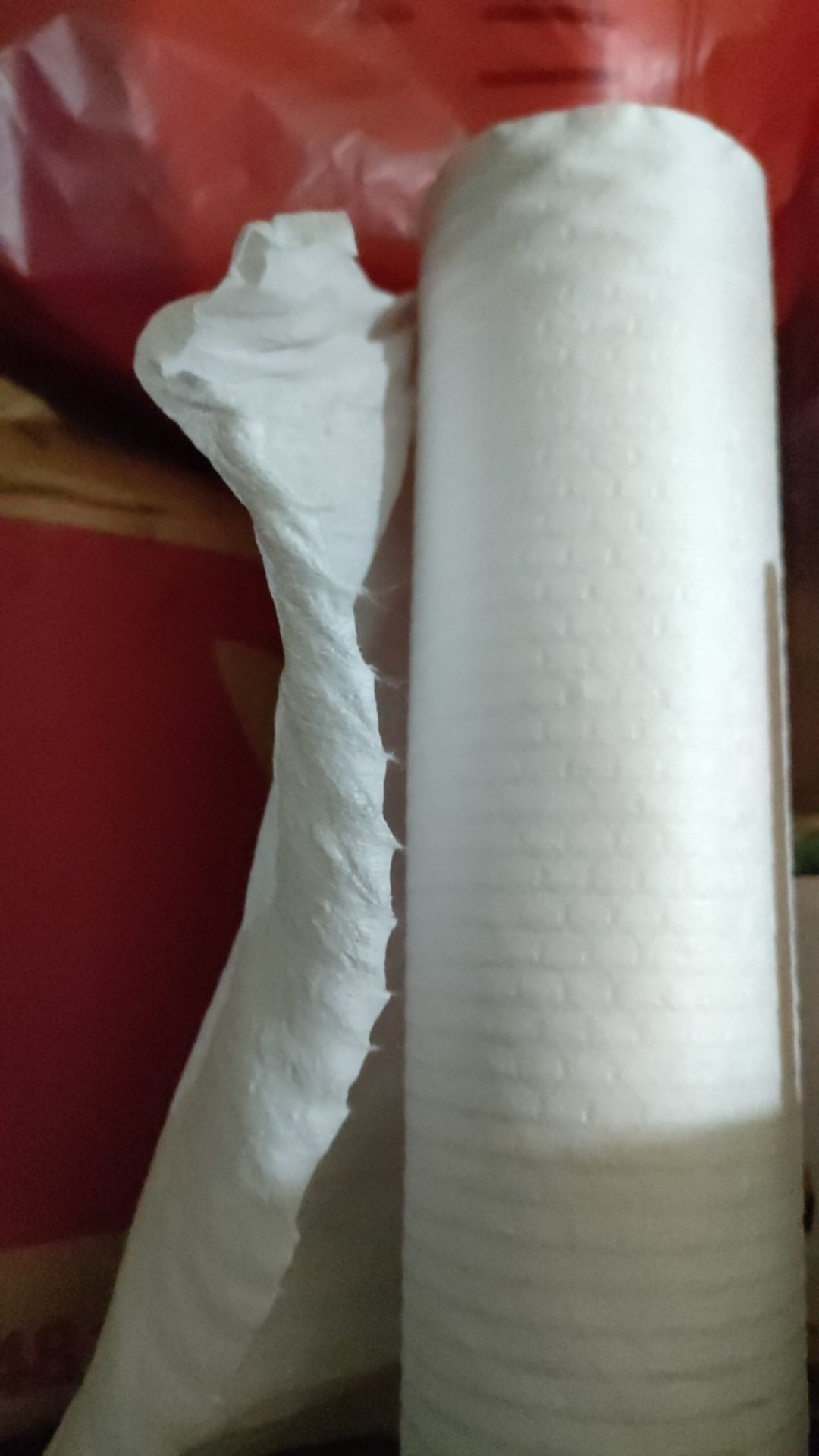 Kertas Tissue Roll Nyerap Minyak Lembut Pembersih Alat Dapur Reuseable