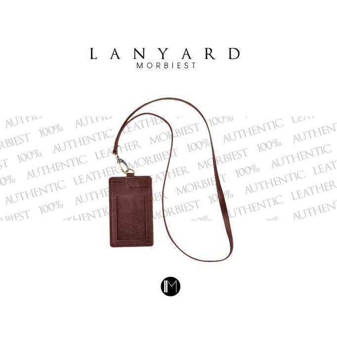 

Office & Stationery | Document Organizer | Lanyard Kulit Asli - Id Card Name Tag Kulit - Morbiest Lanyard - Brown | Best Seller