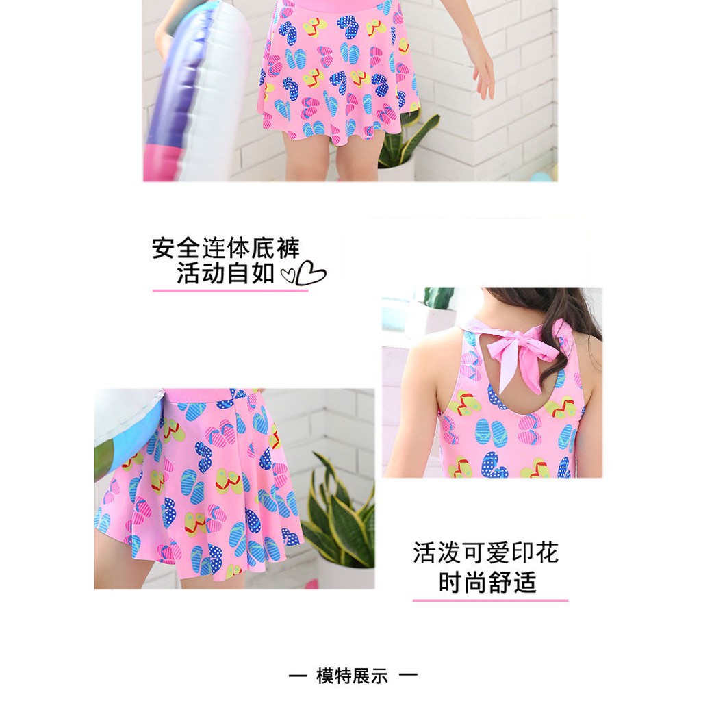 Baju Renang Korea Anak Perempuan E Piece Hangat Gambar Kartun Untuk Spa Surfing