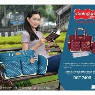 DIALOGUE BABY TAS BESAR EMERALD SERIES DGT 7403