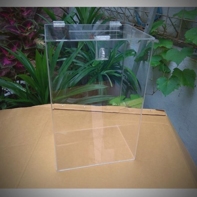 

BISA BAYAR DITEMPAT Akrilik kotak amal /kotak saran acrylic SPECIAL Kode 220