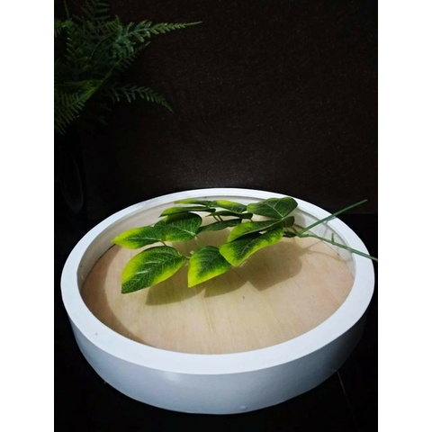 Mitra Frame - Pigura Mahar Bulat Kayu Finishing