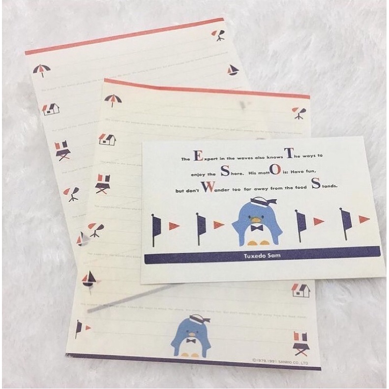 

Limited Edition! Original Japan Kertas Surat Letter Envelope Transparent Paper Kertas Kalkir Unik