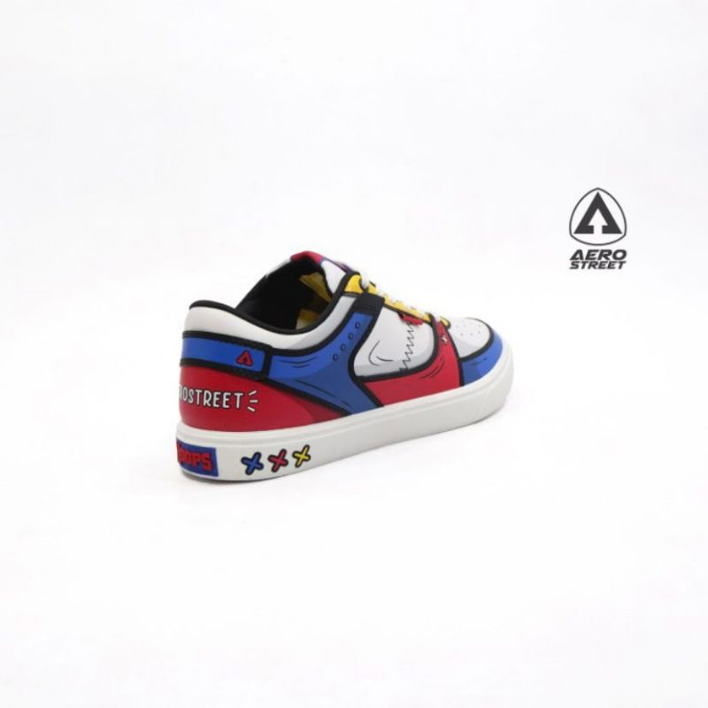sepatu aerostreet 2d hoops low