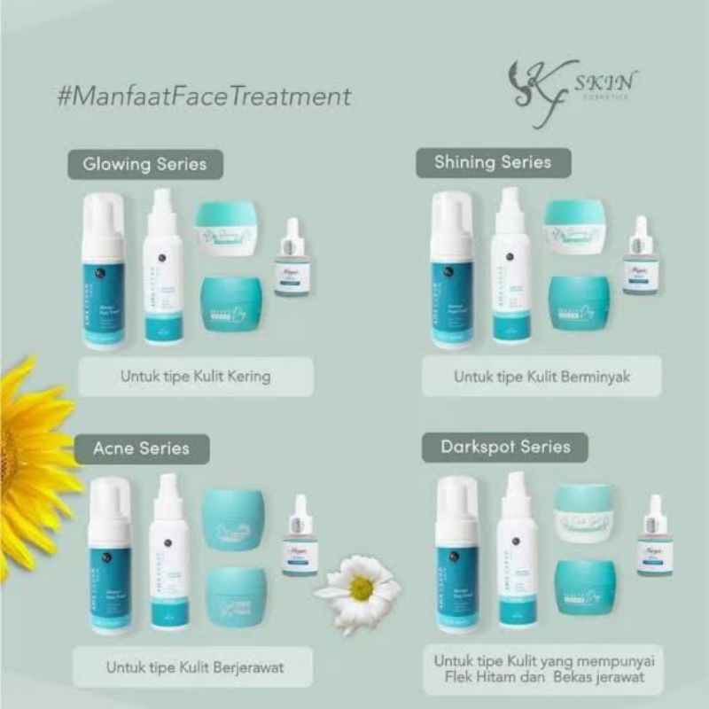 KFSKIN paket tosca premium (glowing, acne, darkspot, shining)