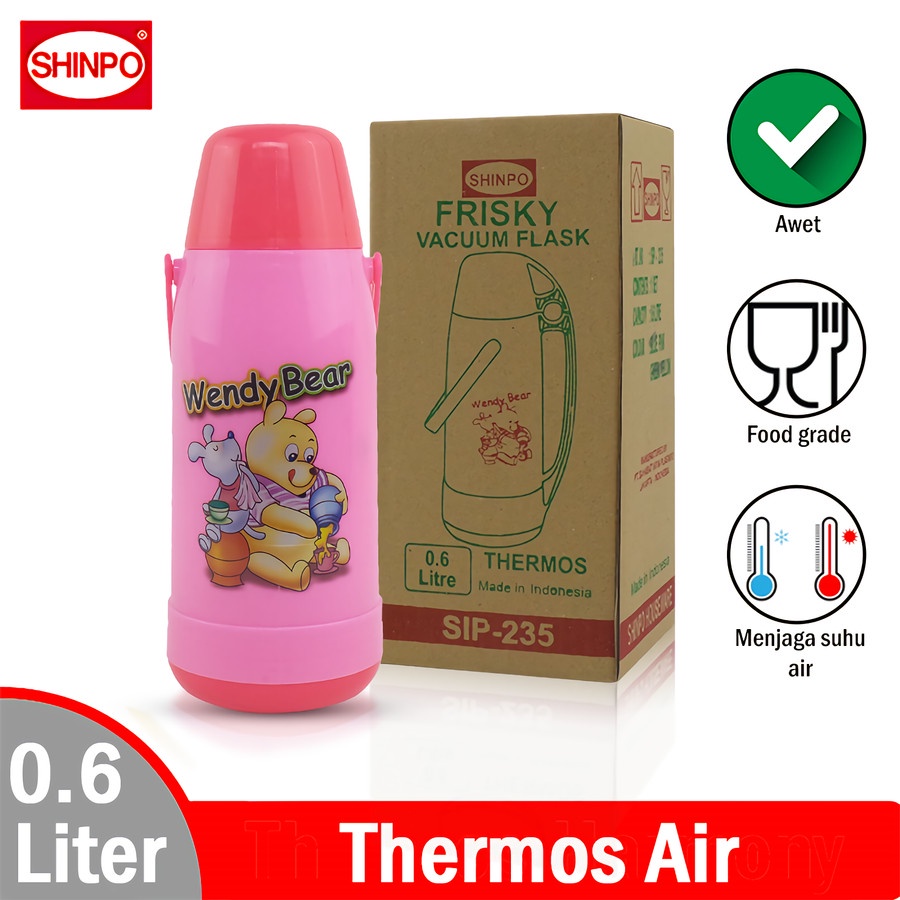 Jual THERMOS AIR PANAS SHINPO SIP235 / TERMOS FRISKY 600ML Shopee