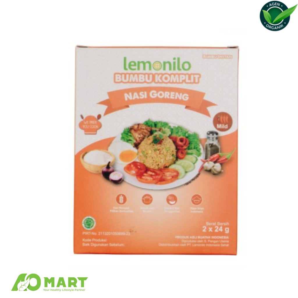 Lemonilo Bumbu Komplit Nasi Goreng 2x24 gr