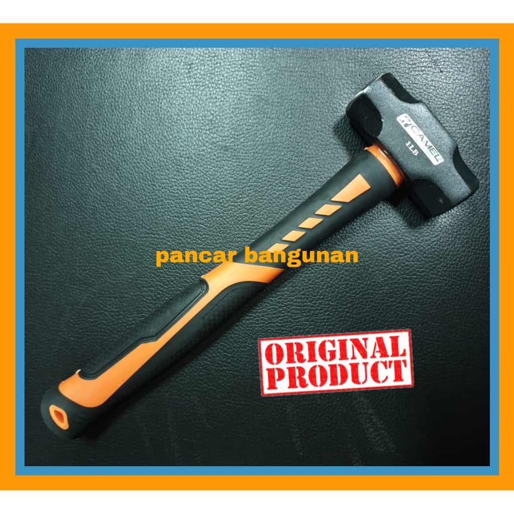PALU BODEM-PALU BATU 1LB CAMEL ASLI GAGANG FIBER-MARTIL BATU-PALU TEMBOK-PALU BOBOK