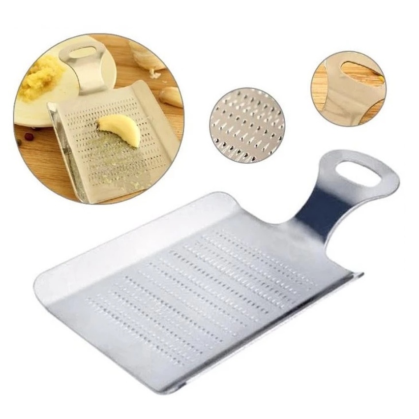 1PC Stainless Steel Ginger Grater/Wasabi Garlic Crusher Cutter for Kitchen