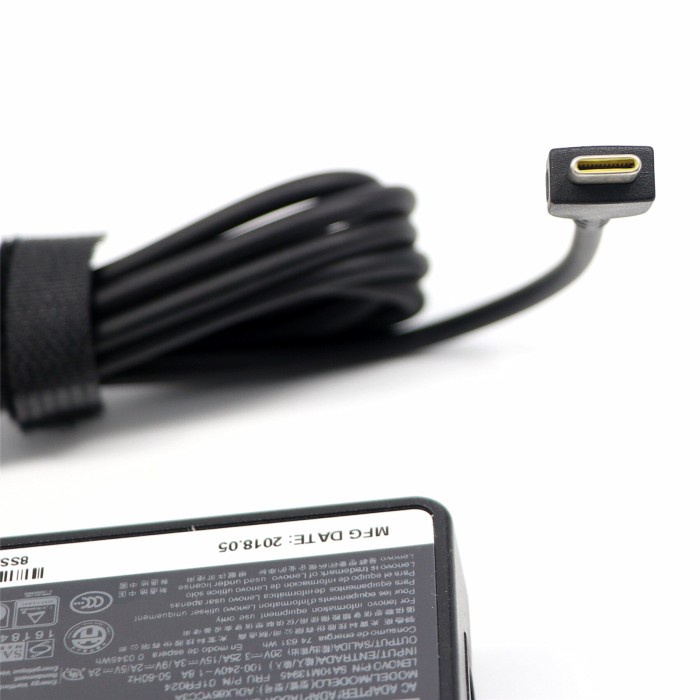 Adaptor Charger Laptop Lenovo ThinkPad T480 T480s T580 X280 X380 e580 l380 l480