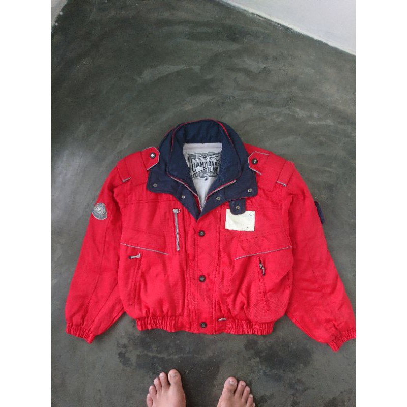 VINTAGE RACING JACKET/ SKI JACKET/ THRIFT JACKET