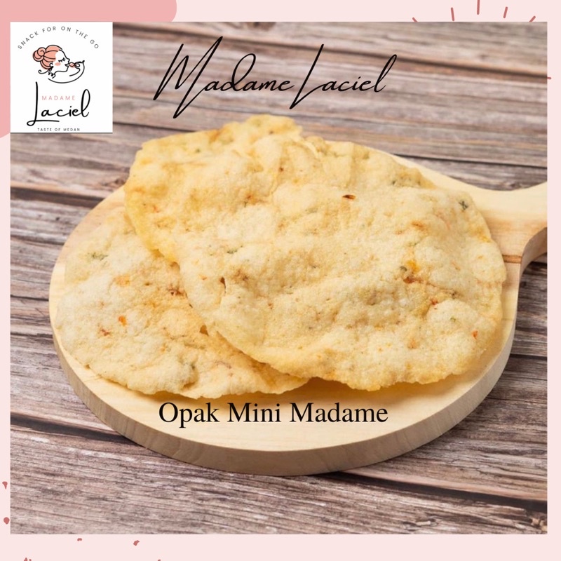

Madame Laciel - Opak mini/Opak Bulat Udang /Kerupuk Udang/Opak Udang