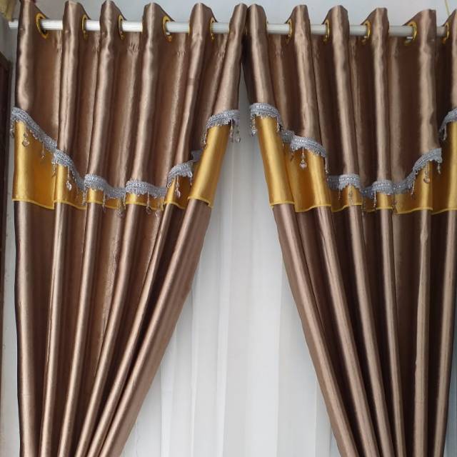 GORDEN Blackout PONI DOUBEL EMBOS COKLAT GOLD