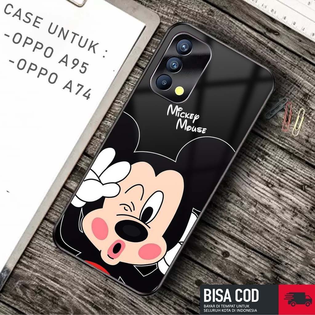 Case OPPO A95 4G/A74 4G  - Casing  OPPO A95 4G/A74 4G [ DSNY ] Silikon OPPO A95 4G/A74 4G  - Case Hp