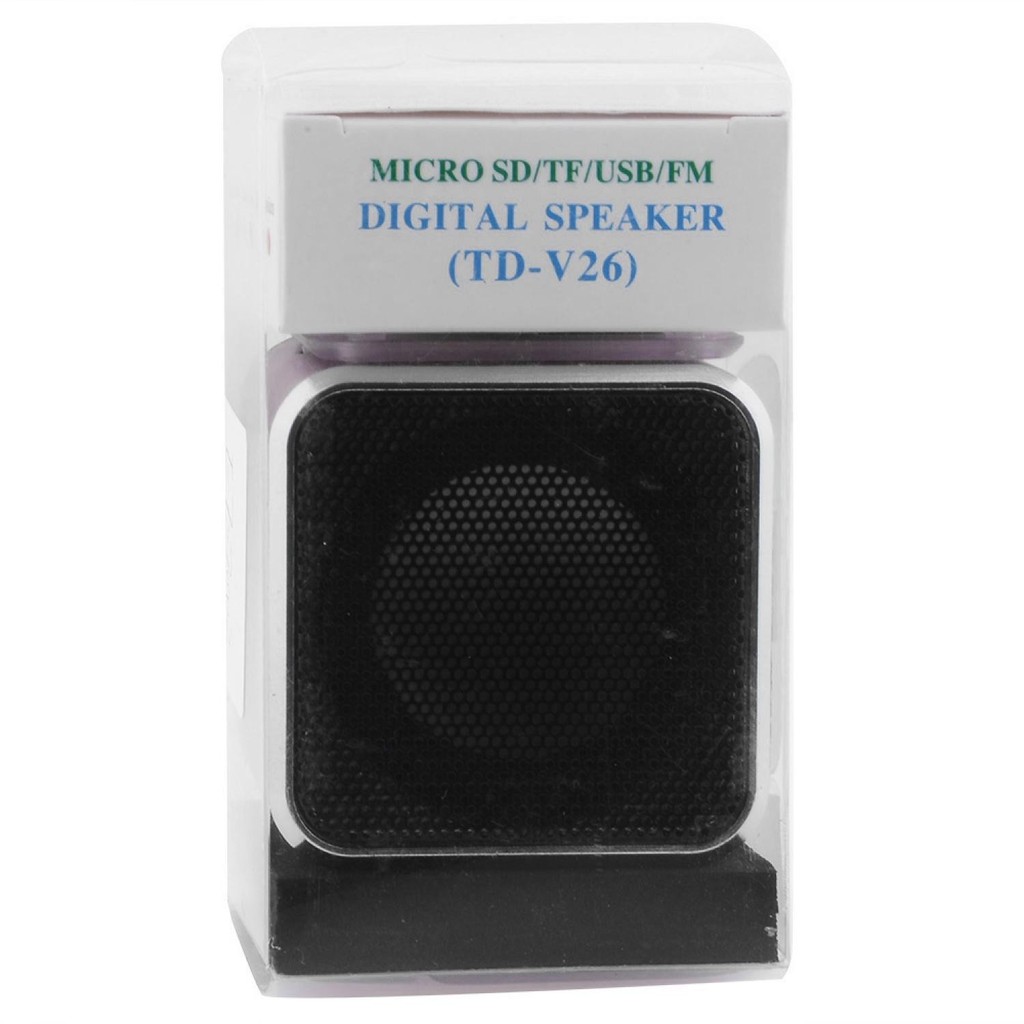 Speaker Mini Portabel FM Radio TF Card Media Player Mini Alat Pemutar Radio Minimalis Berkualitas