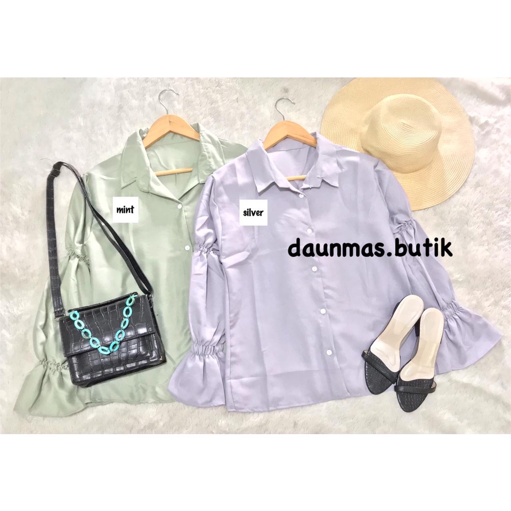 1KG MUAT 5PCS | MIRABEL TOP BLOUSE OFF SHOULDER CINO CROPTY TOP SABRINA HITS SEEBGRAM FASHION WANITA-REGINA SILVER