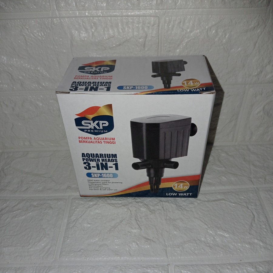SKP Premium 1600 Pompa Celup Aquarium Power Head Mesin Filter Akuarium