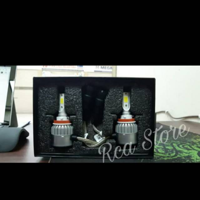 Lampu LED C6, H4, H11, H7, HB3, HB4 mobil universal