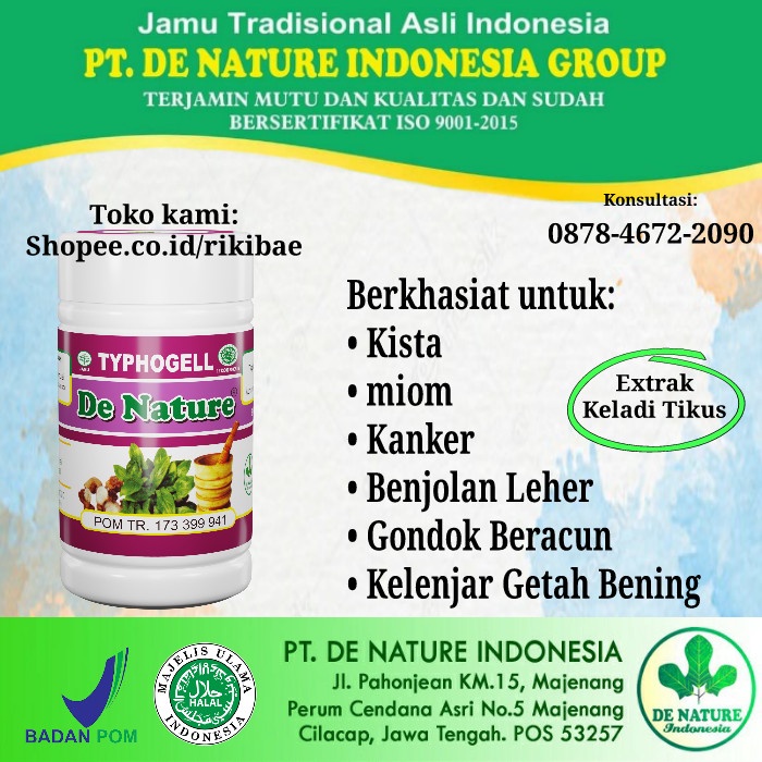 Obat Herbal Untuk Mengobati Kanker,Kista,Gondok Beracun,Kelenjar Getah Bening Manjur Denature
