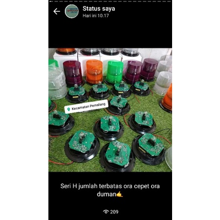 Lampu rotari blitz seri H dan Seri D