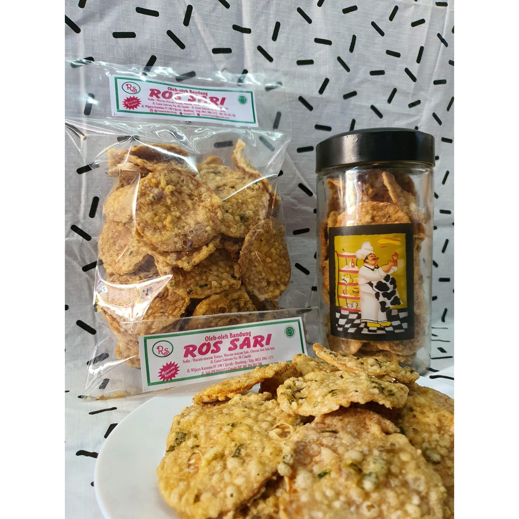 Best Seller Tempe Goreng Bawang 250gr Oleh Oleh Bandung