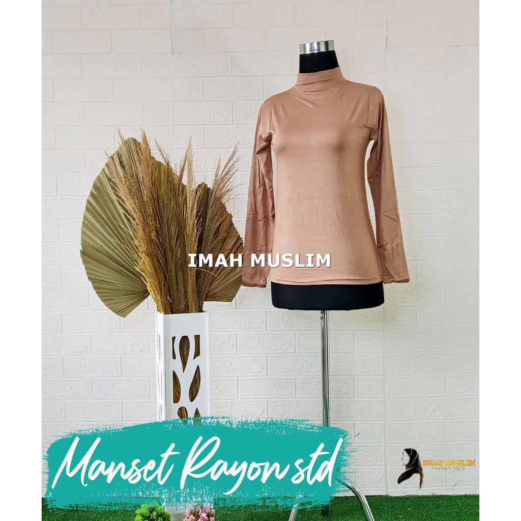 PROMO MANSET BADAN POLOS TEBAL ADEM TURTLENECK BAHAN KAOS TIDAK LICIN