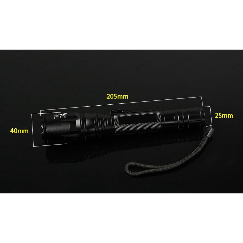 TaffLED Senter LED Flashlight Cree XM-L T6 3800 Lumens - E27